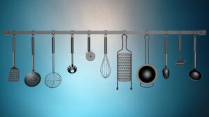 Ordnung in der Küche durch weniger Küchenutensilien