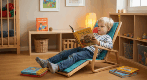 ein lesendes Kind steht für mentale Gesundheit und ein ruhiges Nervensystem